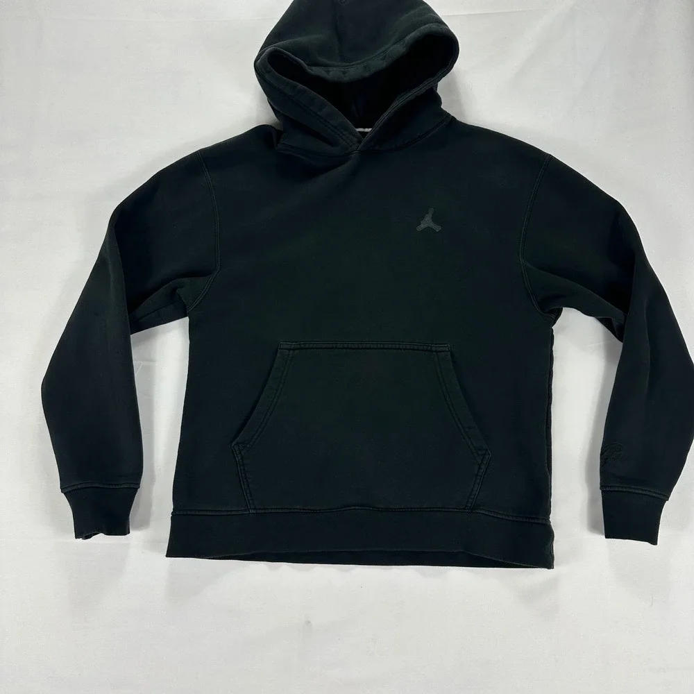 Jordan Hoodie Black‎ Pullover Fleece Small Jumpman Logo Streetwear Mens M